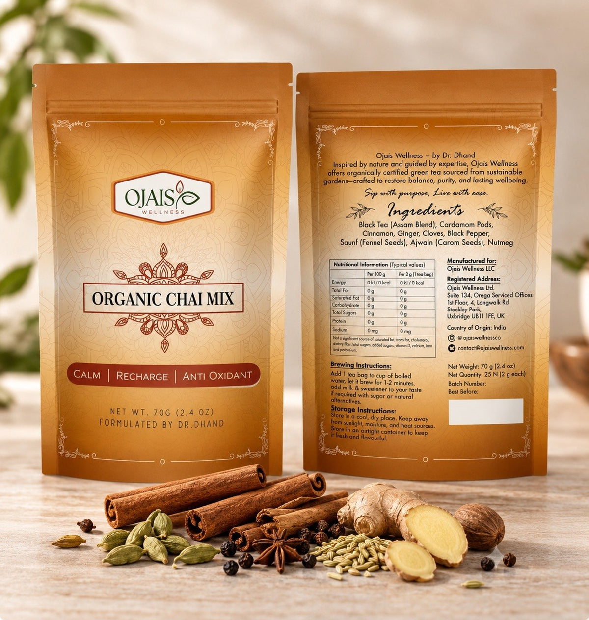 Organic Chai Teabags