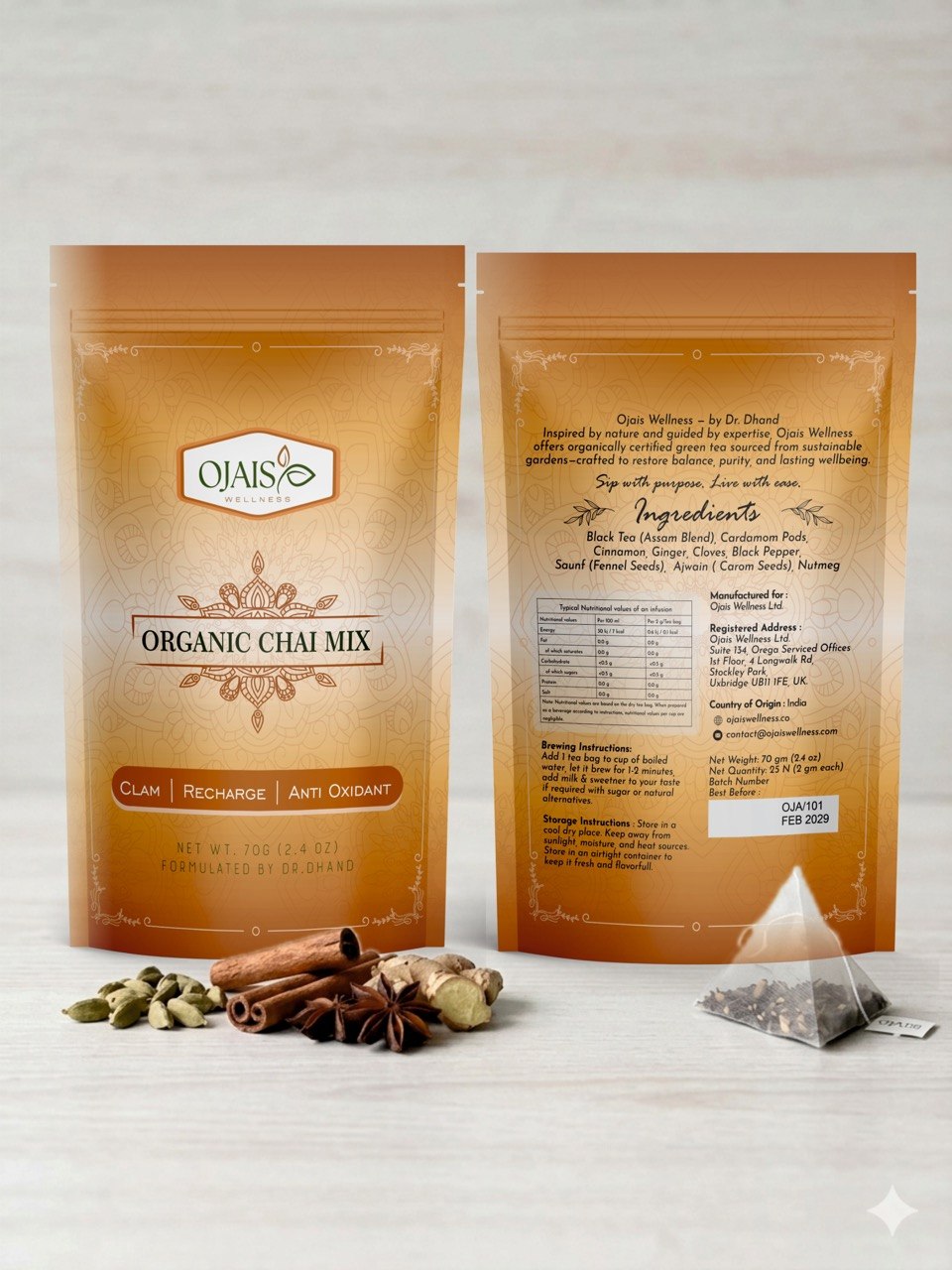 Organic Chai Teabags