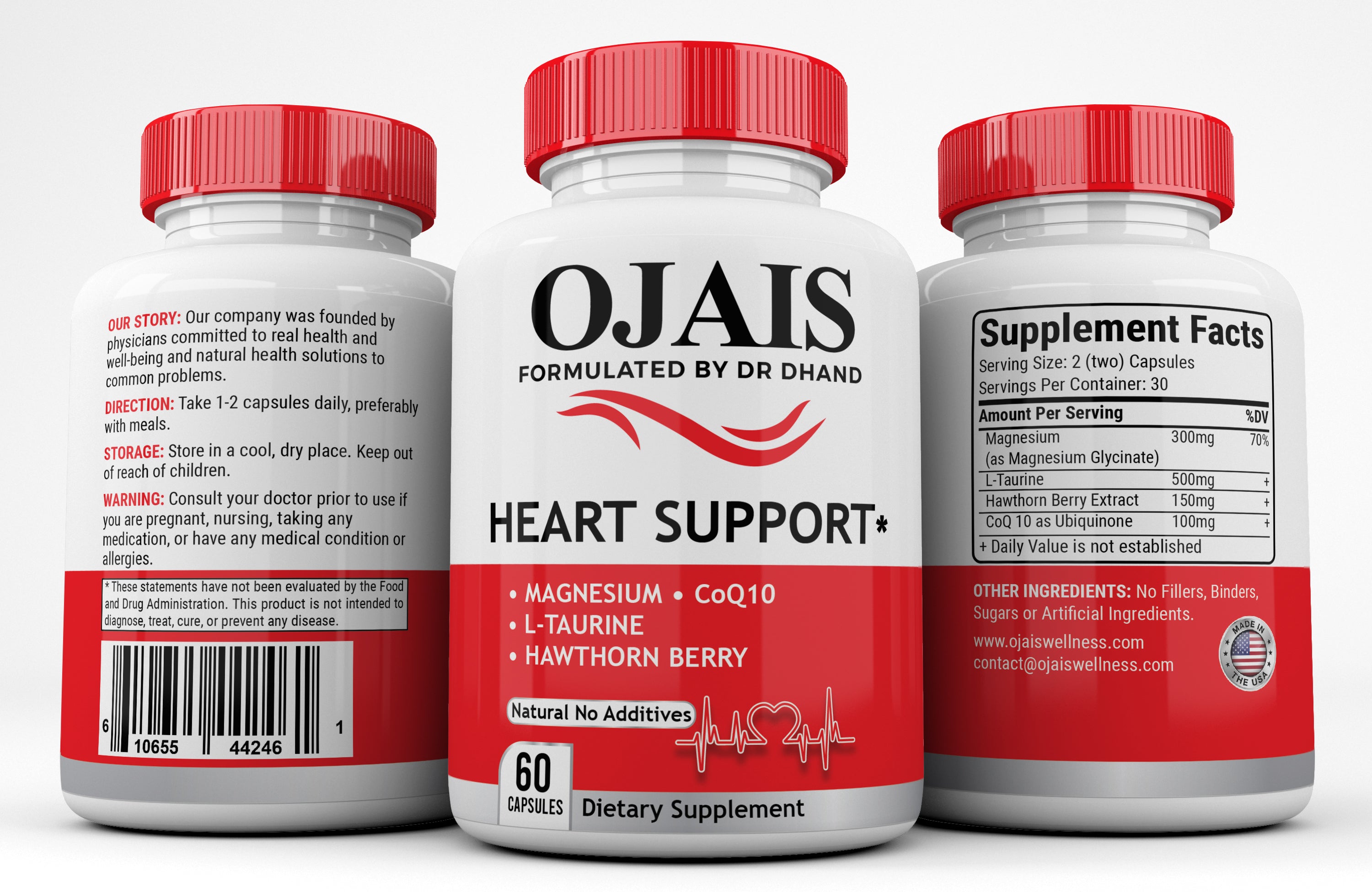 Heart Support Supplement by Ojais Wellness