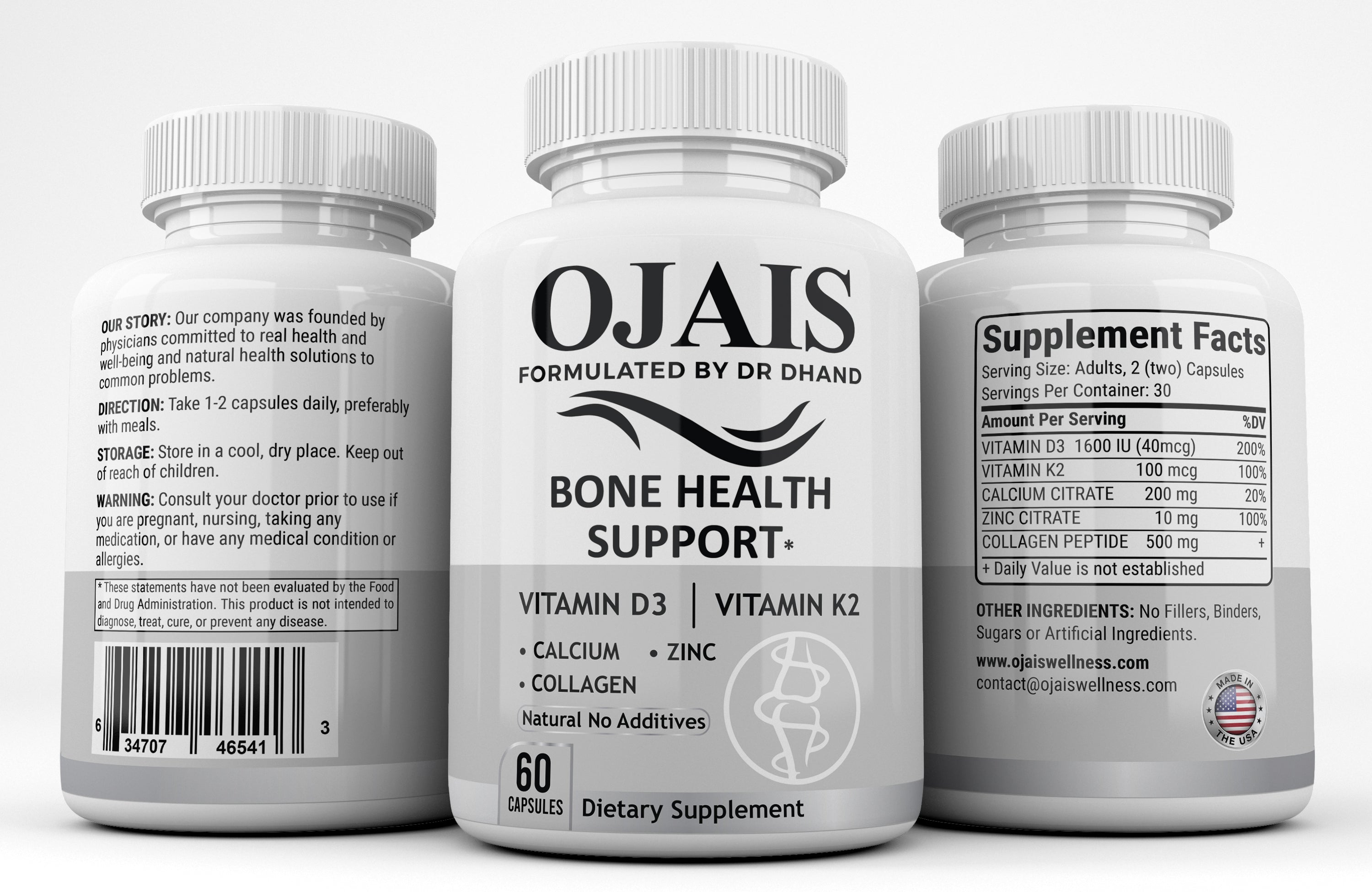 Bone Support Supplement by Ojais Wellness