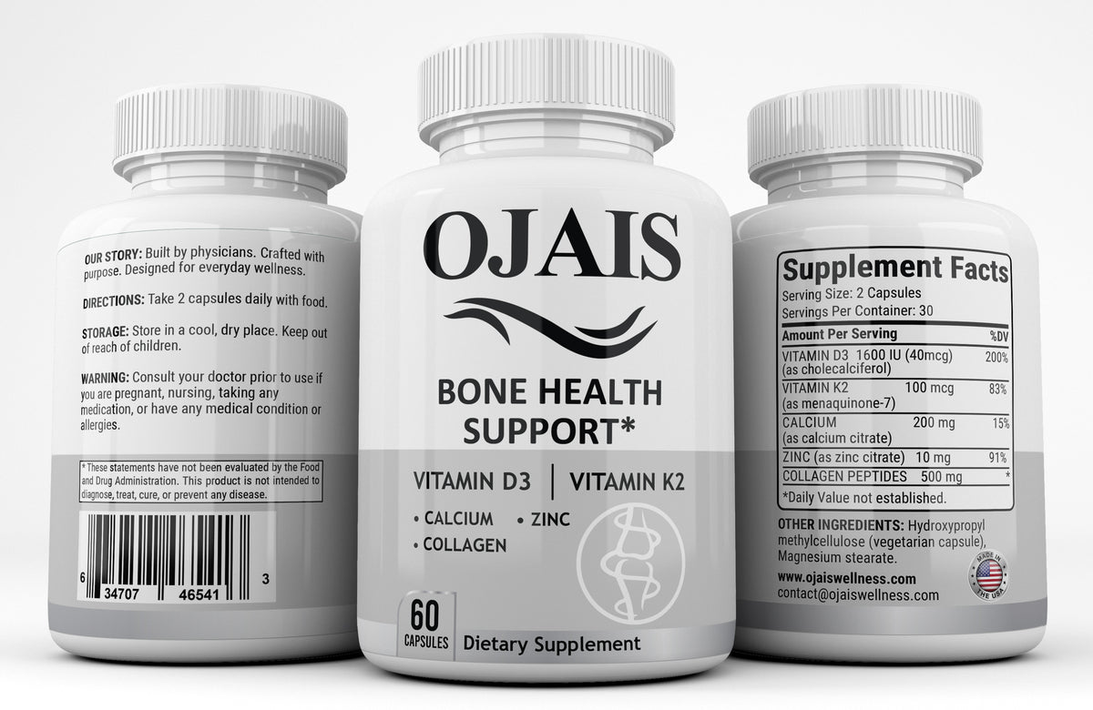 Shop Bone Health Capsules for Stronger Bones | Ojais Wellness