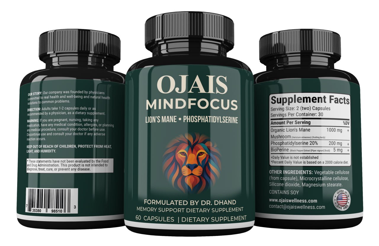 MIND FOCUS: Premium Organic Lion's Mane [Release Date: September 14, Pre-Order Now]