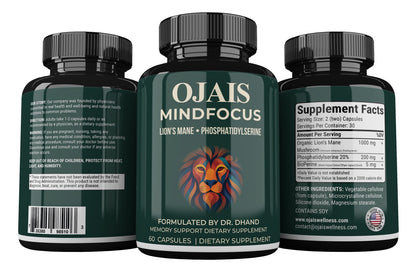 MIND FOCUS: Premium Organic Lion's Mane [Release Date: September 14, Pre-Order Now]